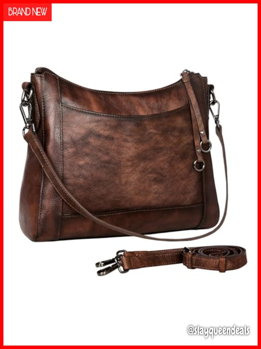 Leather Crossbody Bag Shoulder Handbag for Women